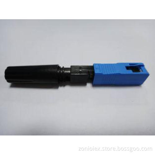 SC / PC Quick Assembly connector , Pre - Polish Metal V Gro